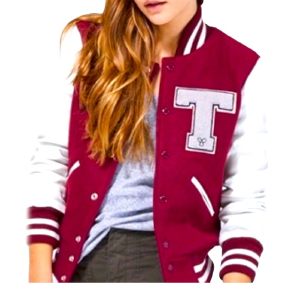 TnA Varsity Jacket (lambskin) - Picture 1 of 8